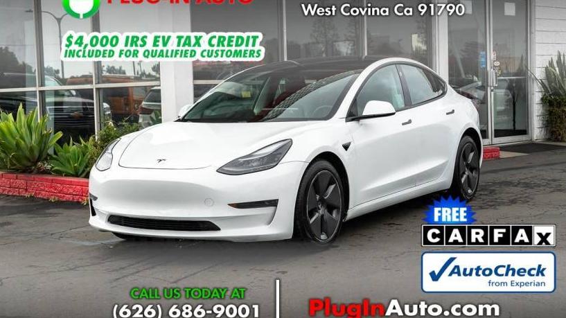 TESLA MODEL 3 2021 5YJ3E1EAXMF005512 image